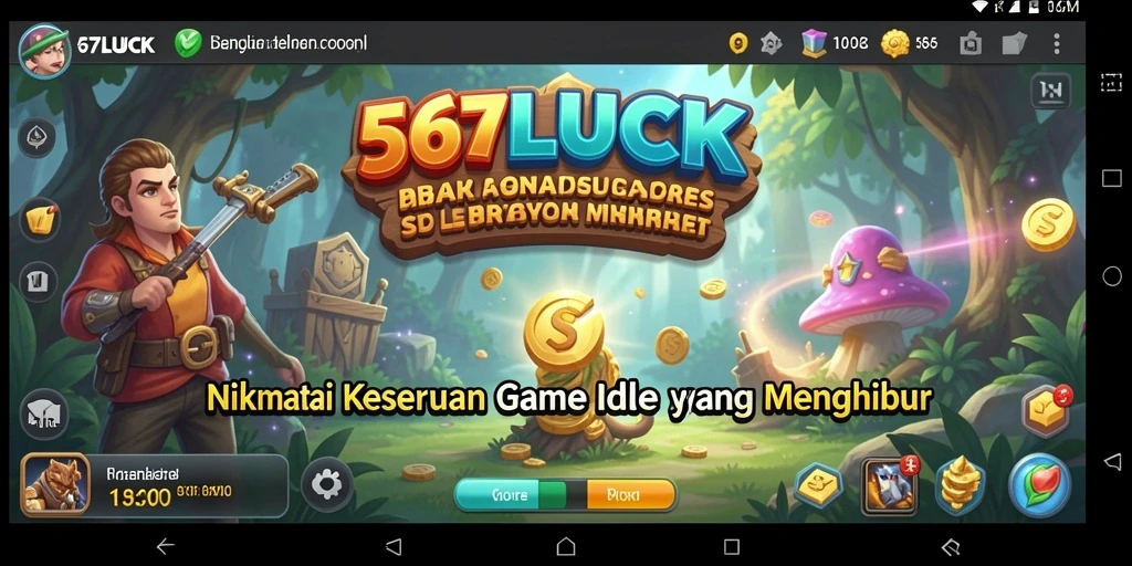 Tangkapan layar dari gameplay seru <strong>567LUCK</strong> yang menunjukkan mekanik Idle.