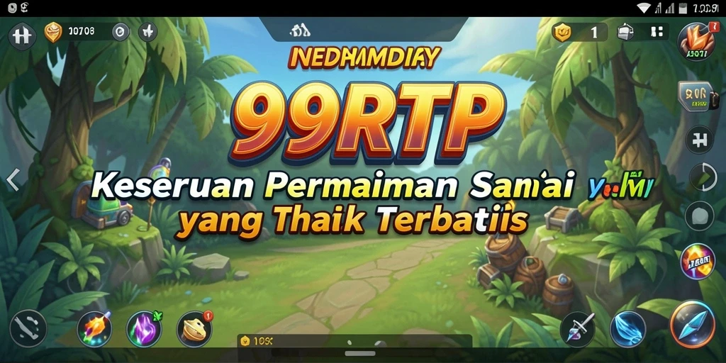 Tampilan permainan <strong>99RTP</strong> yang ceria dan penuh warna.