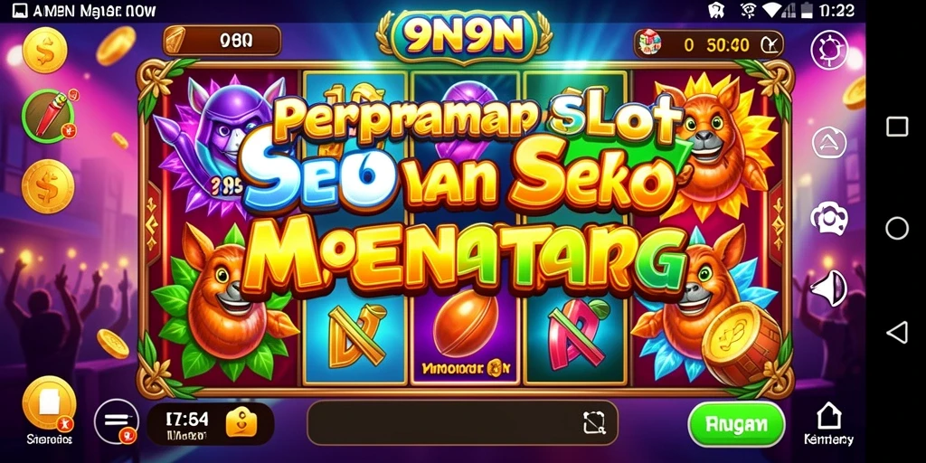 Screenshot gameplay 9N9N yang menampilkan fitur Slot yang menarik.