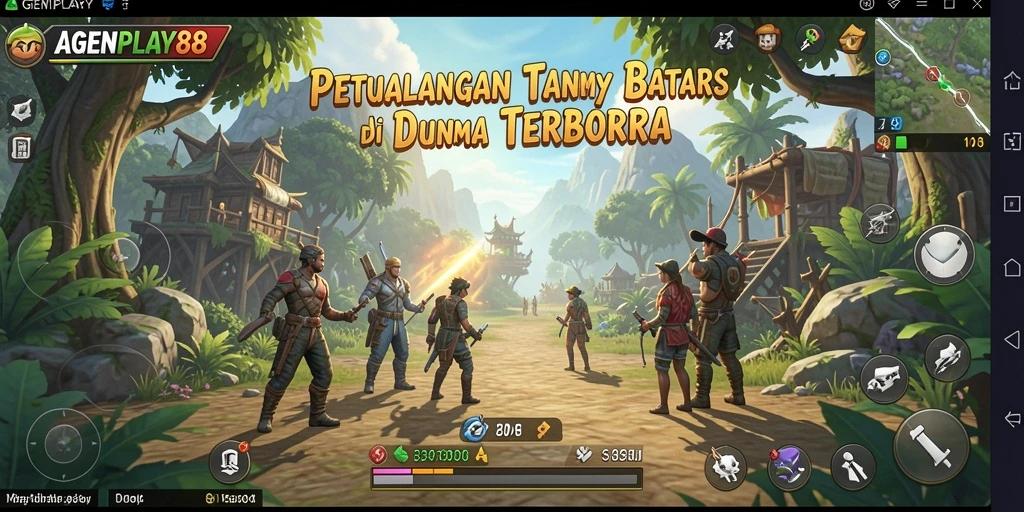 Gameplay AGENPLAY88 menampilkan eksplorasi dunia terbuka yang menarik.