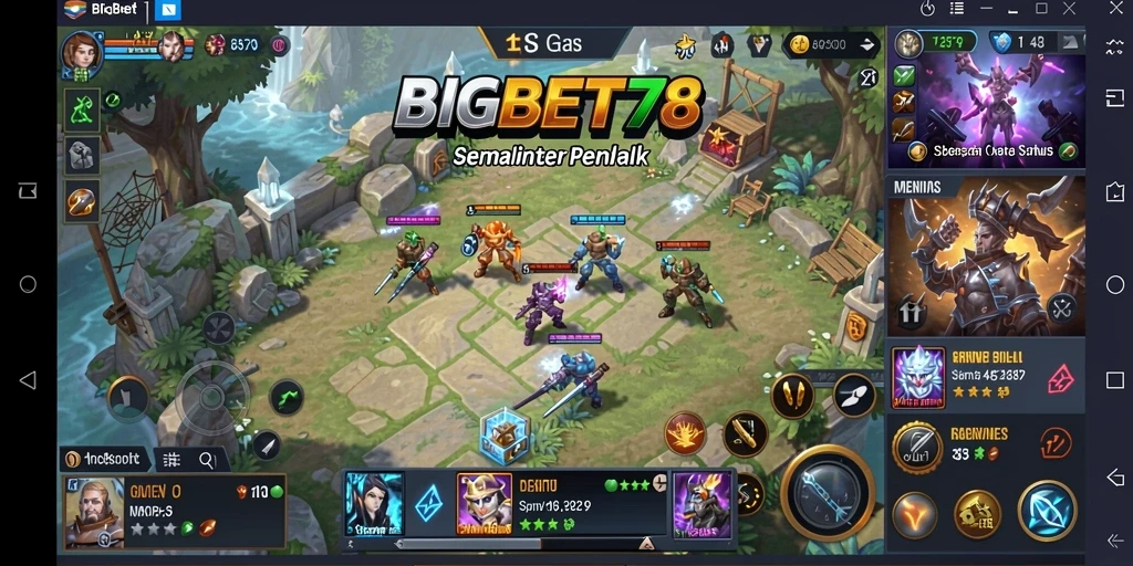 Tampilan gameplay BIGBET78 yang menarik dan interaktif.
