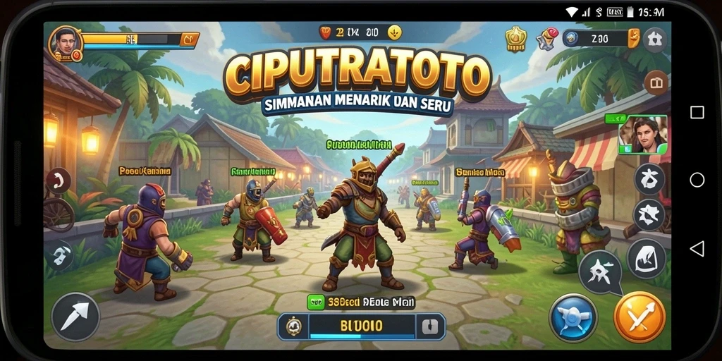 Tampilan gameplay <strong>CIPUTRATOTO</strong> yang menampilkan interaksi pemain dan skenario menarik.