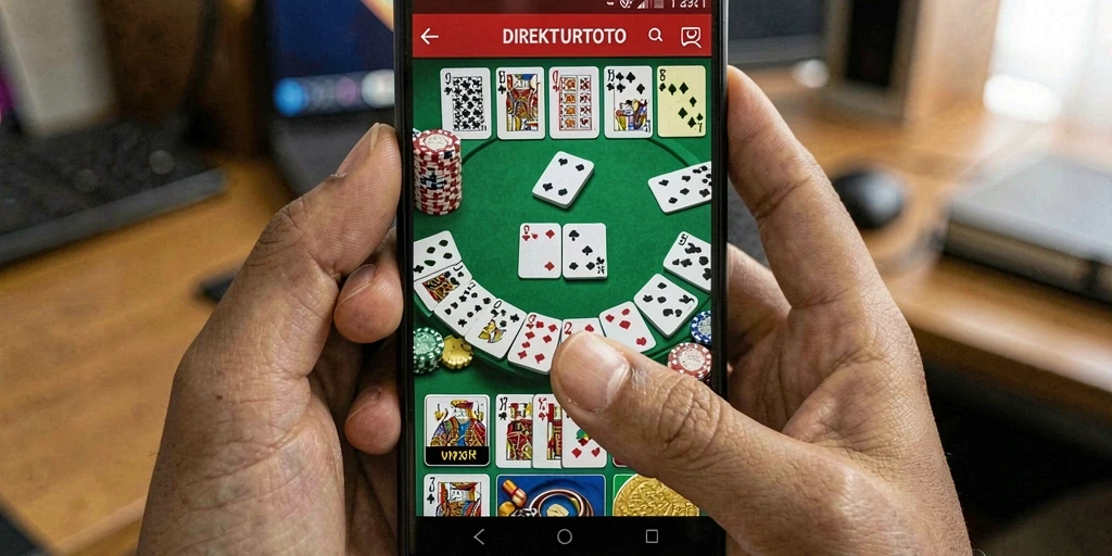 Screenshot gameplay seru dari DIREKTURTOTO dengan pemain berkompetisi.
