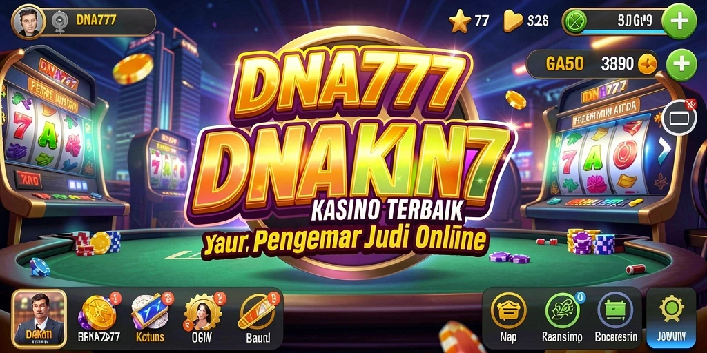 Tampilan screenshot DNA777 menampilkan aksi seru dalam permainan Kasino.