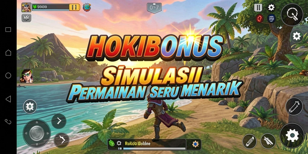 Tampilan gameplay menarik HOKIBONUS dengan elemen simulasi.