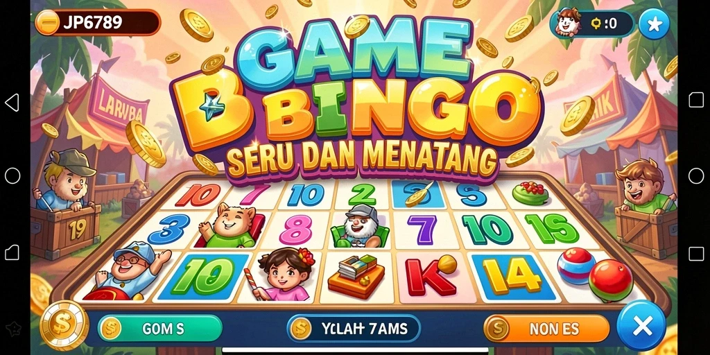 Tampilan gameplay seru di game Bingo JP6789.
