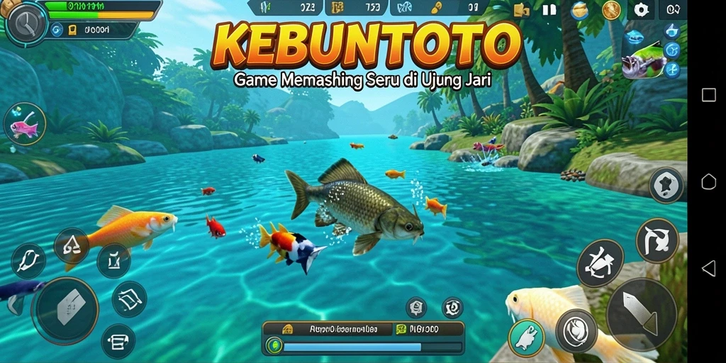 Tampilan gameplay KEBUNTOTO yang seru dan menantang.