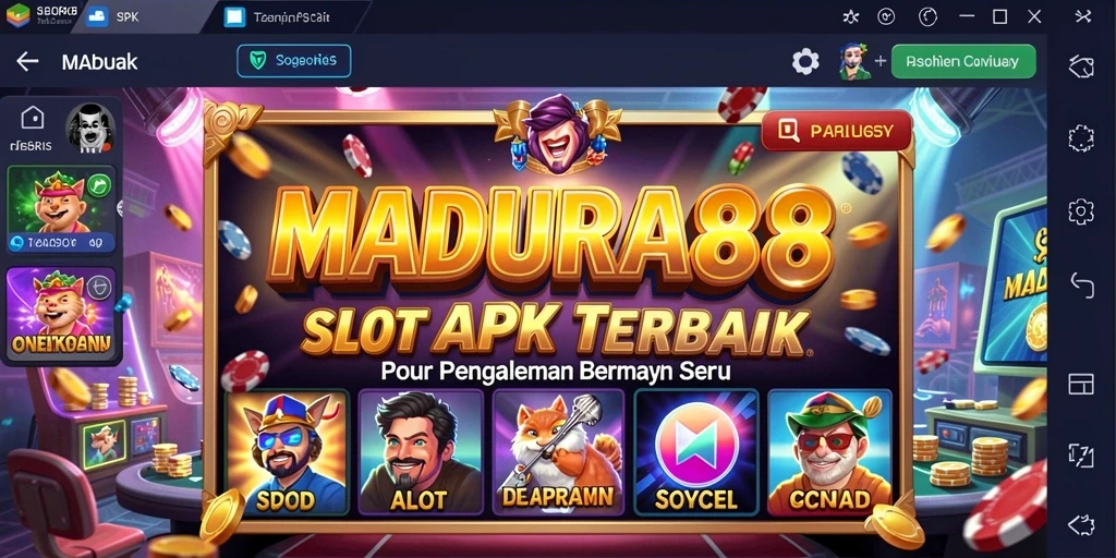 Tampilan gameplay seru dalam MADURA88 yang penuh dengan peluang.