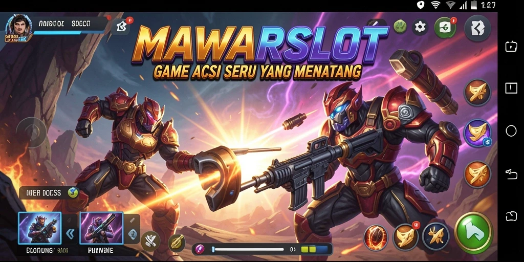 Gameplay mendebarkan dalam MAWARSLOT, aksi tanpa henti!