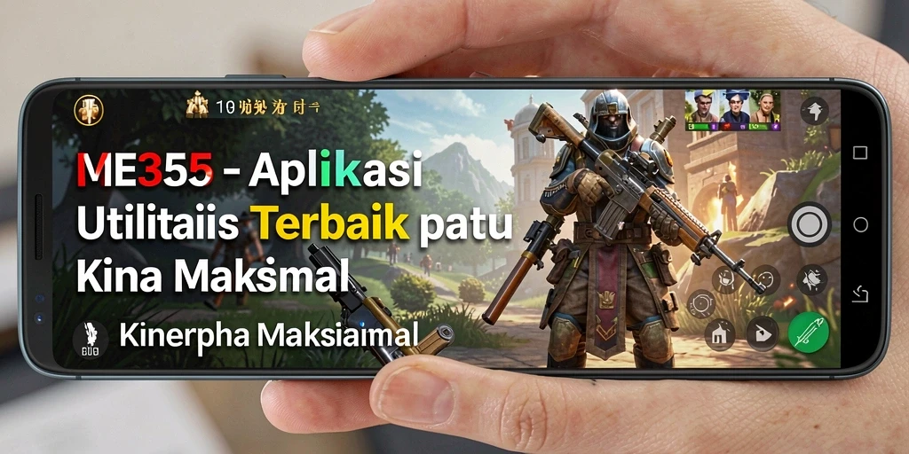 Tampilan antarmuka ME355 yang sederhana dan intuitif.