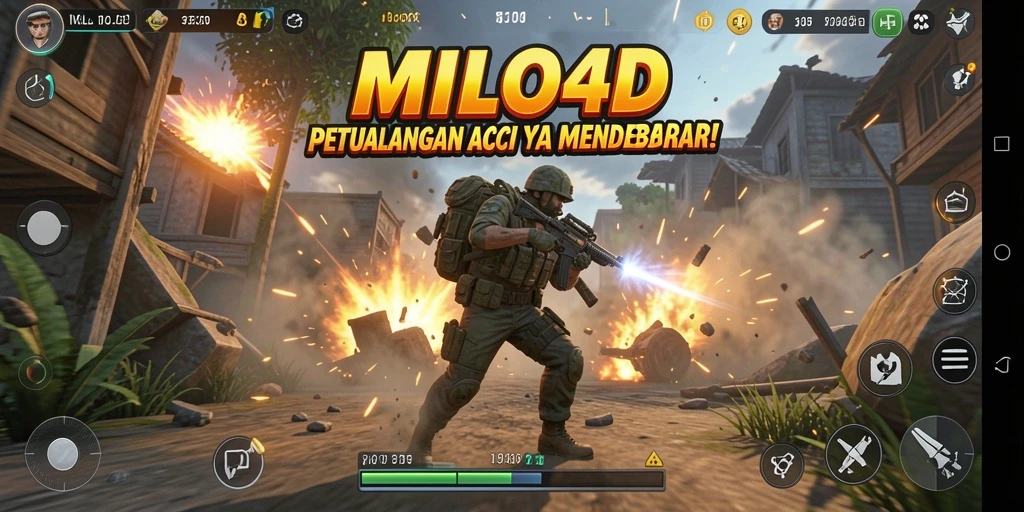 Tangkapan layar gameplay <strong>MILO4D</strong> menampilkan pertempuran mendebarkan dengan grafis memukau.