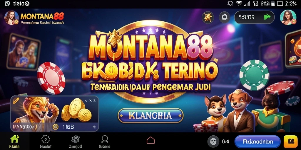 Tampilan menarik gameplay Kasino di MONTANA88.
