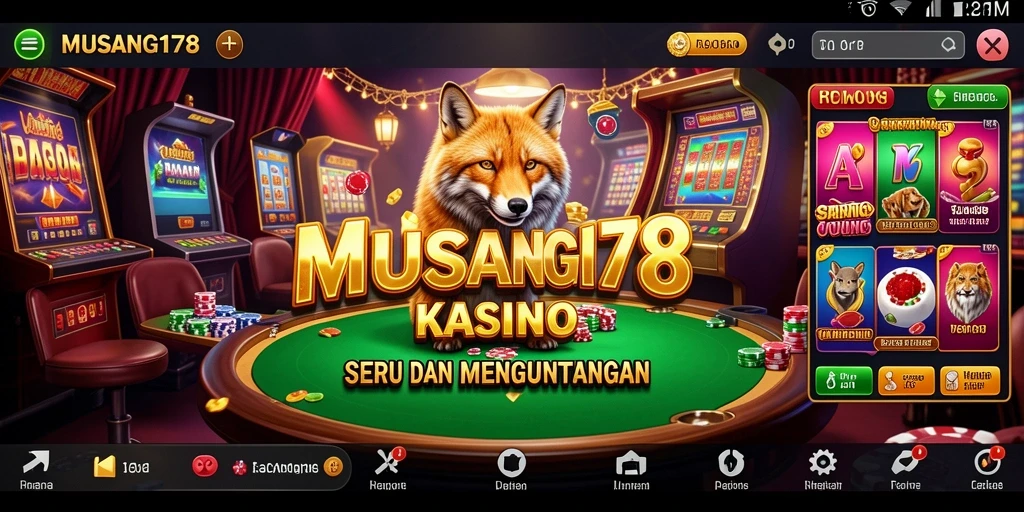 Tampilan gameplay Casino MUSANG178 yang menarik dan dinamis.