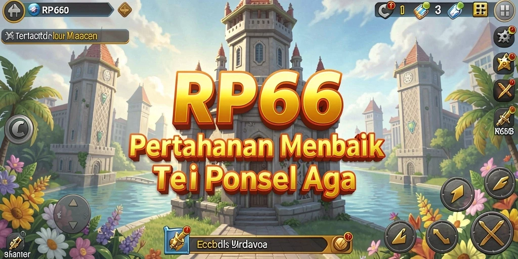 Tampilan gameplay menarik dari RP66 dengan pertahanan menara yang strategis.