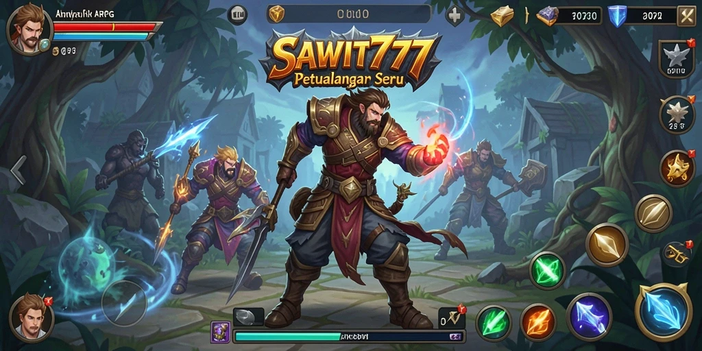 Tangkapan layar dari gameplay seru SAWIT777 dengan grafis memukau.