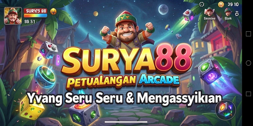 Screenshot gameplay SURYA88 yang menampilkan aksi seru dalam permainan Arcade.