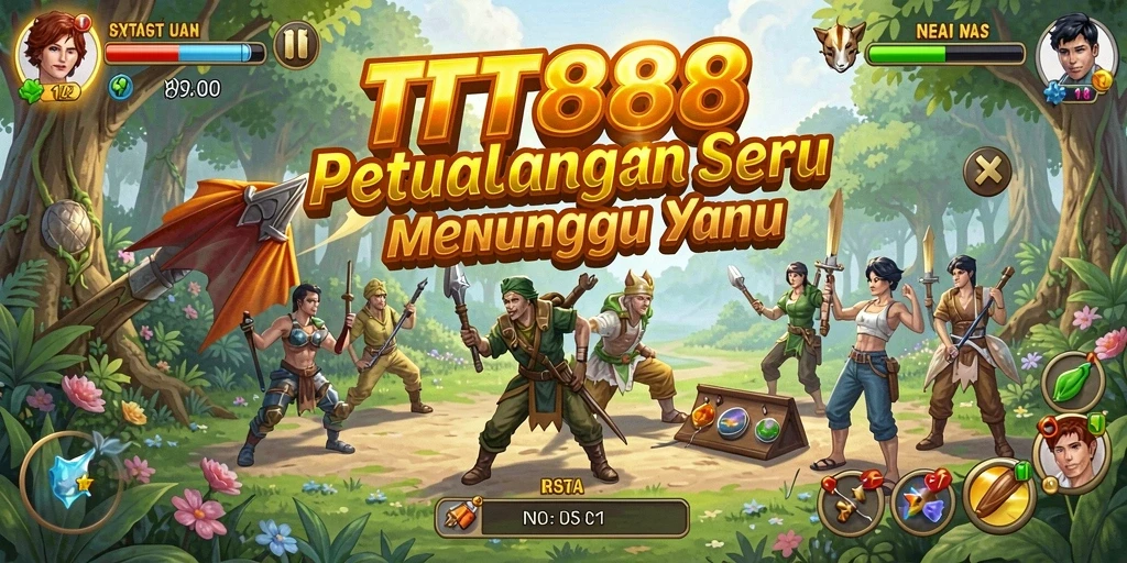 Gameplay seru dalam petualangan penuh tantangan di TTT888.