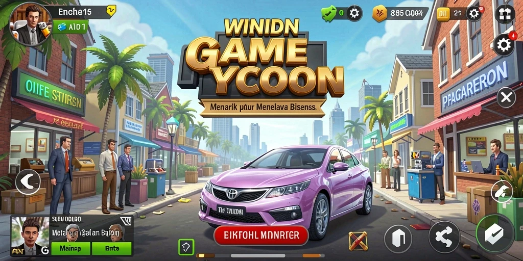 Gameplay Tycoon yang seru dan menantang di WINIDN.